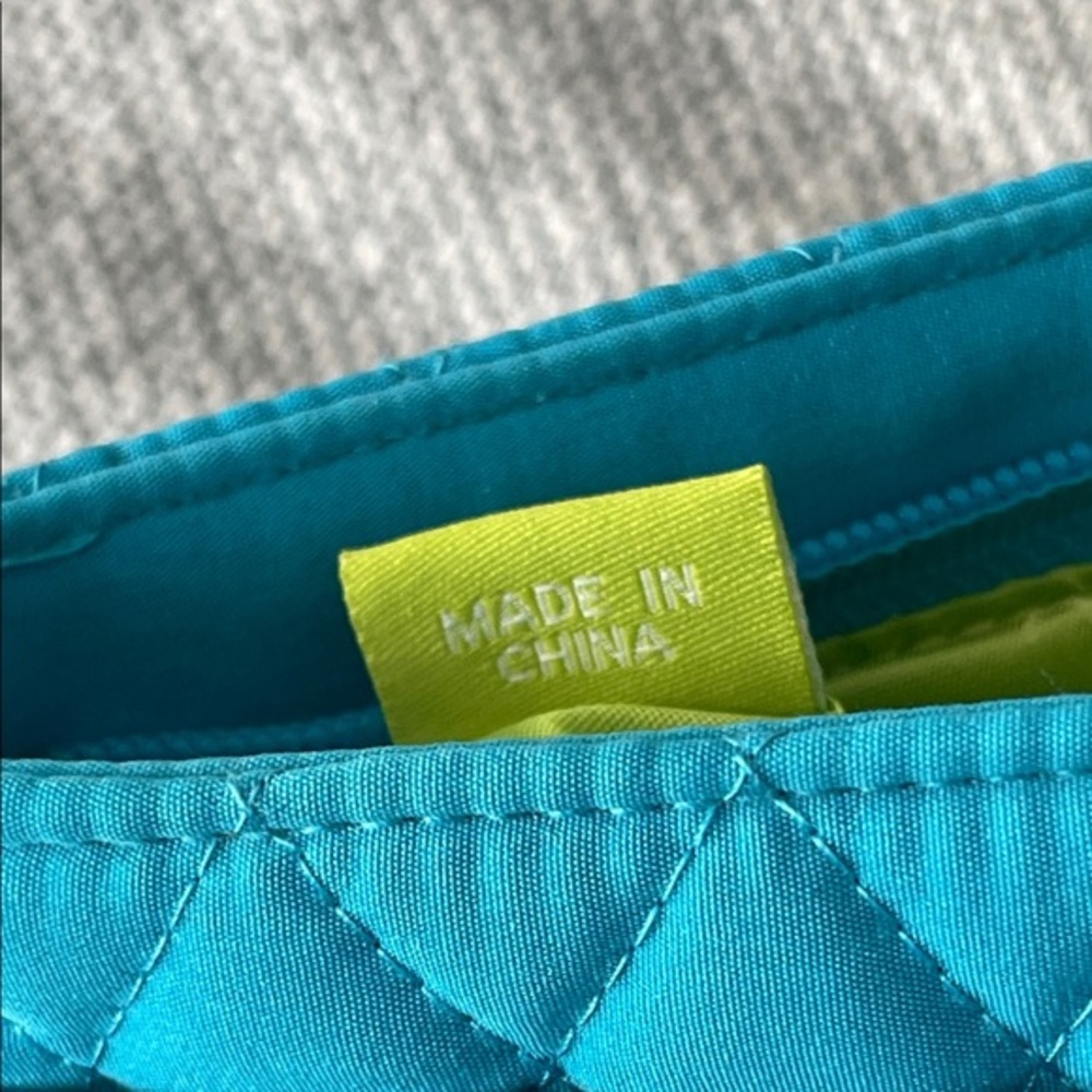 Vera Bradley Turquoise Quilted Shoulder Bag - Picture 4 of 16